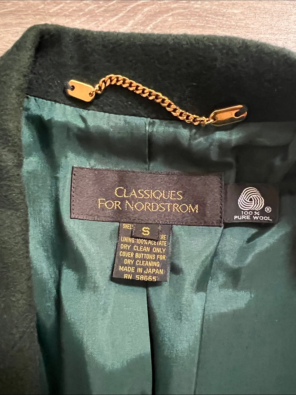 Women’s Forest green coat/blazer - Picture 2 of 3